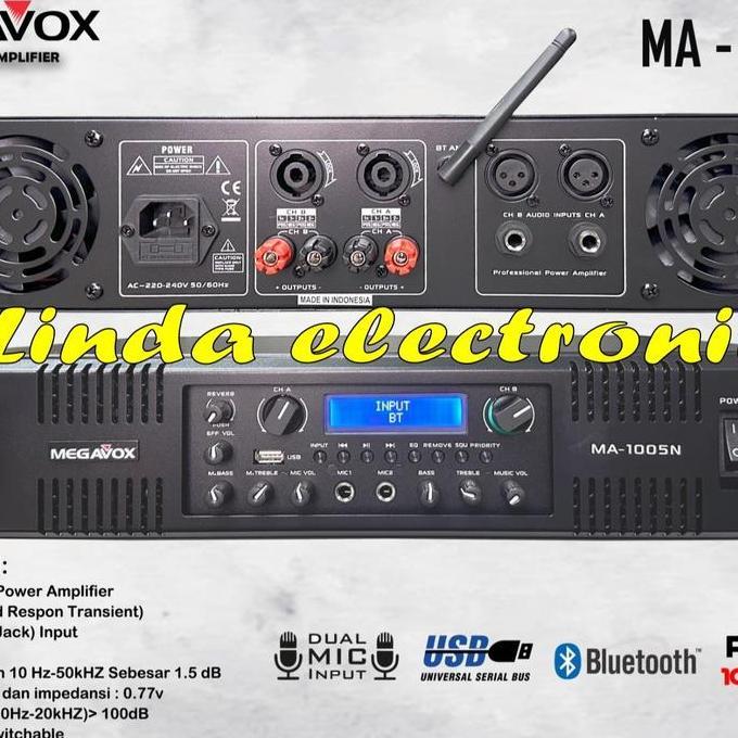 power amplifier megavox ma1005 n / ma 1005n / ma 1005n original Mixer