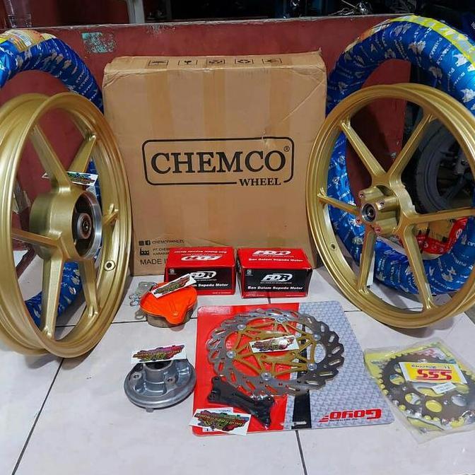 paket ganteng velk brt chemco 160/185-17 PNP ninja,rx king,tiger,dll