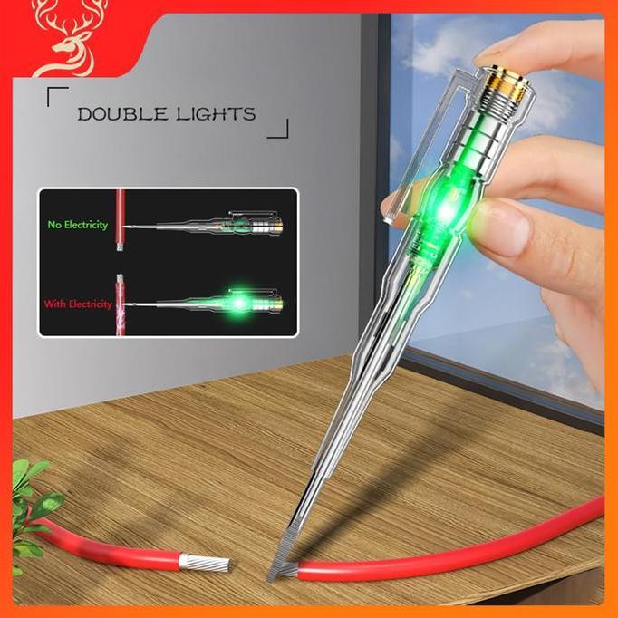 Tes Pen Listrik Highlighting 70-250V DETEKSI ARUS LISTRIK TES ARUS AC / DC / CEK KABEL Alat Untuk Ce