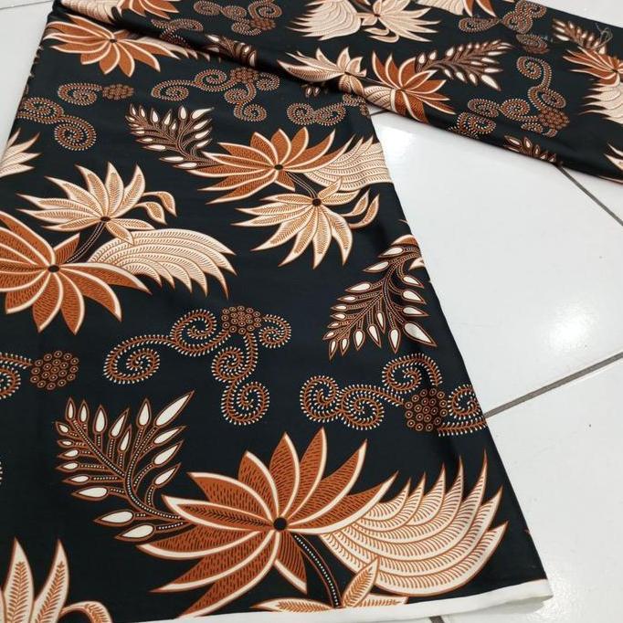 Hadirpopuler- Kain Batik Sutra Halus Harga Meteran Cocok Untuk Kemeja Rok Kerja