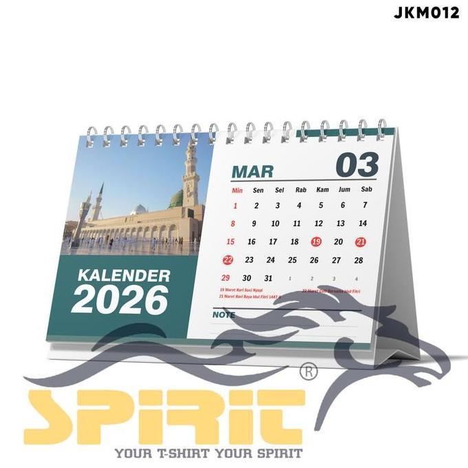 Cod,Bisa- Kalender Meja Tahun 2026/Kalender Meja Duduk 2026 Lengkap Aesthetic Kalender Duduk Untuk I