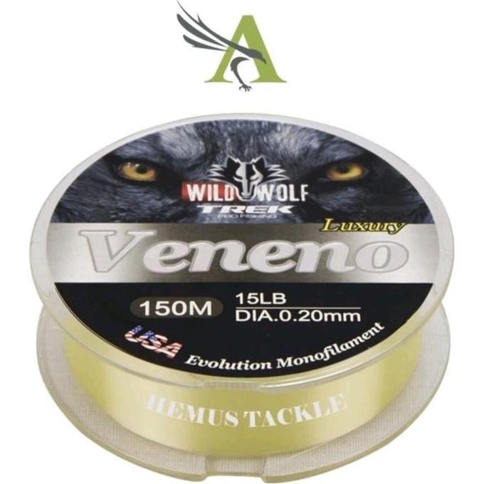 Senar Pancing Galatama Wildwolf Veneno 150m Ikan Laut terlaris