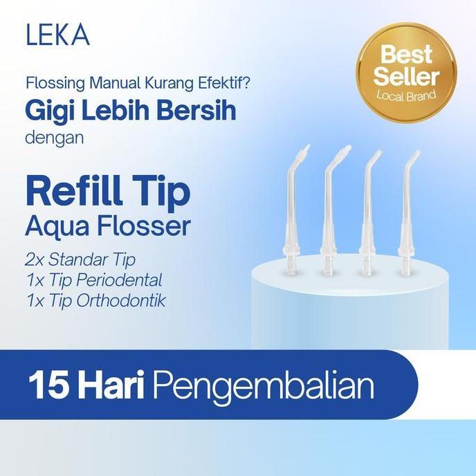 Cod,Bisa- Leka - Oc556 Aqua Flosser Tip - Refill Travel