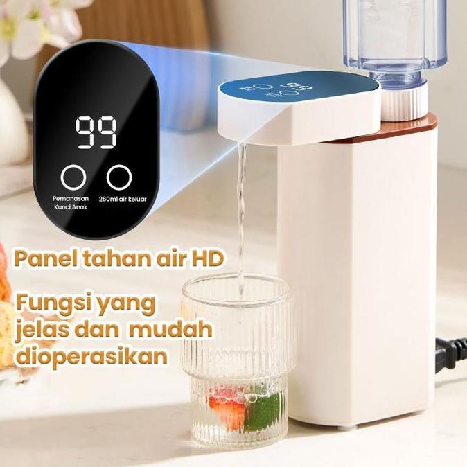BARU- 3 Detik Dispenser Air Panas Dingin Dispenser Air Portable Lipat, Pompa Galon Elektrik untuk Ai