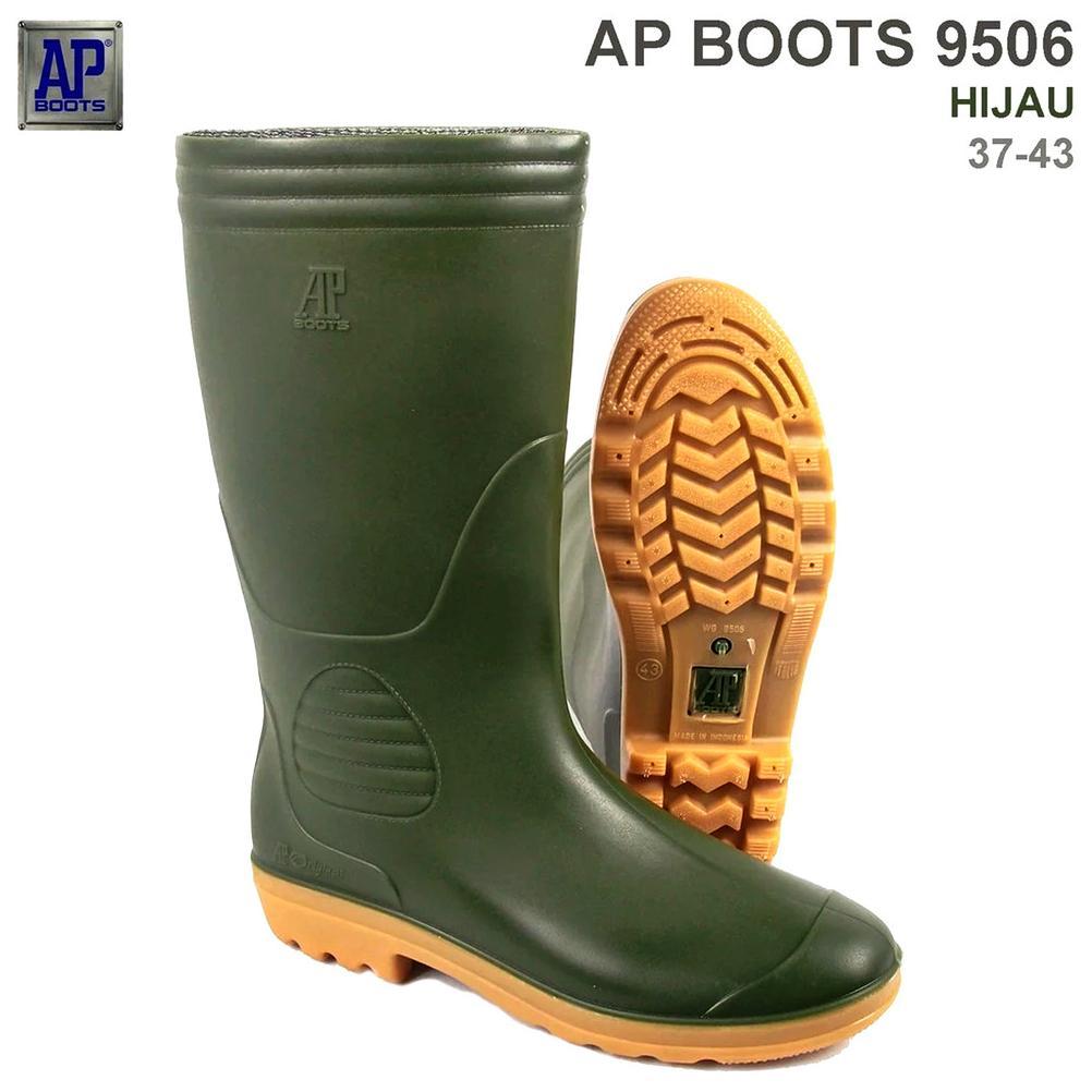 Termurah / Hot Sale Katzz Ap Boots 9506 Original Hijau Uk 38 - 43 Ap-9506 Ap Boot Pertama Model Lege