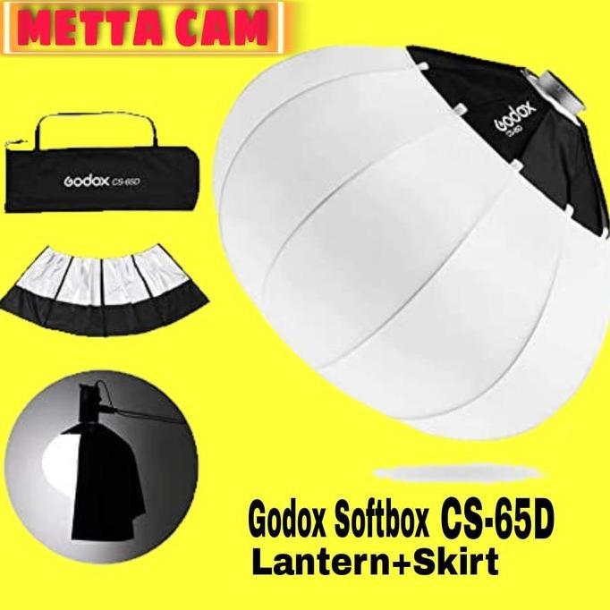 TERBARU - Godox CS-65D (65cm) Lantern Softbox + Skirt Set SS-65