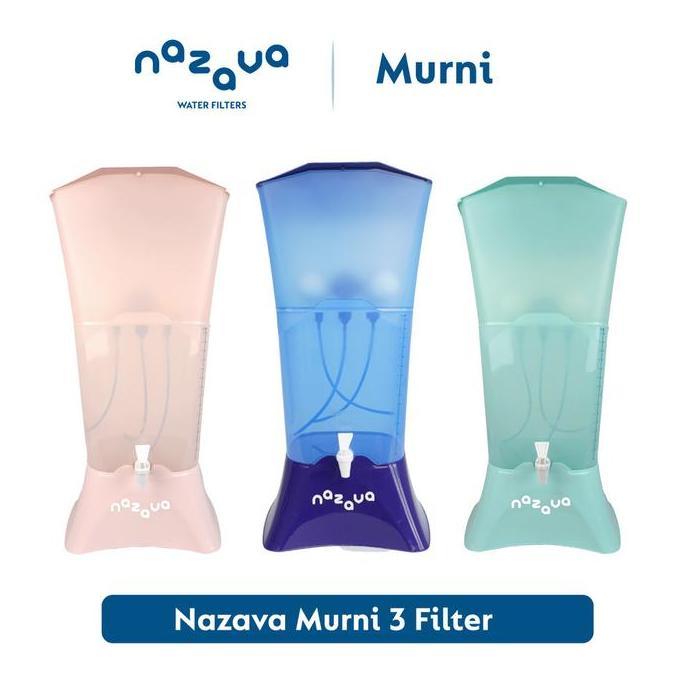 Nazava Riam Murni 3 filter ter purifier Filter air siap minum Penyar