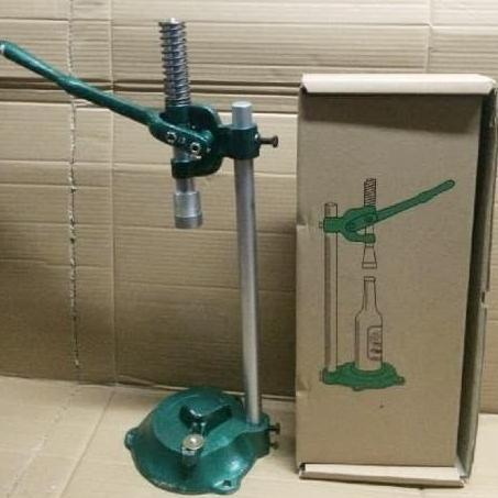 Alat pres botol kempleng tutup botol crown manual