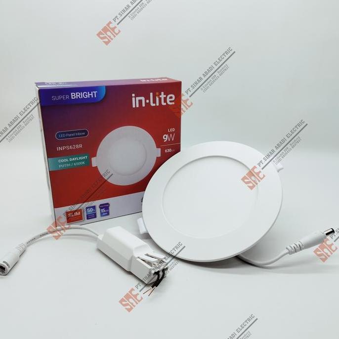 Lampu Downlight Led Inlite 9 Watt Inbow 3000K/4000K/6500K INPS628R