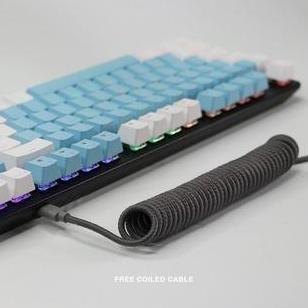 Rexus Legionare MX5.2 TKL Finale: Keyboard Gaming Mechanical Modern, Desain ringkas, Keycaps Double-