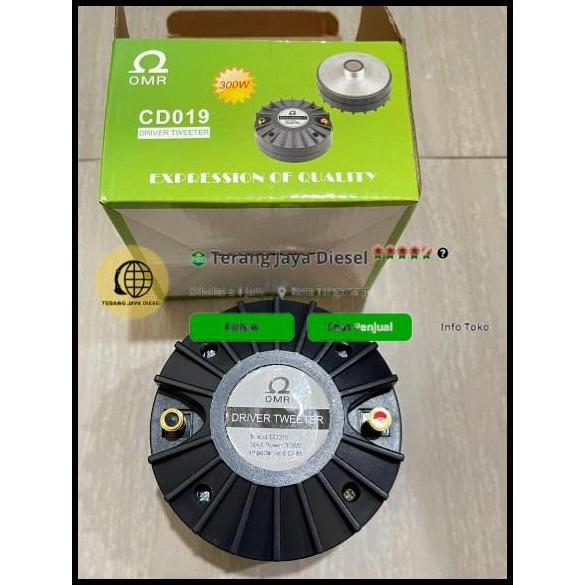 TERBARU DRIVER TWEETER OMR / DRIVER OMR CD018 6 OHM 
