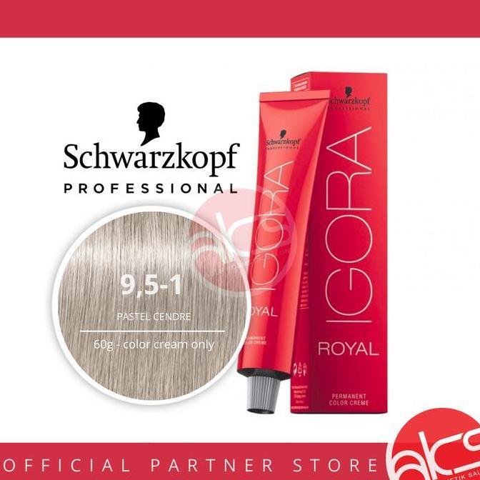 Schwarzkopf Professional CAT RAMBUT IGORA ROYAL Pastel 9,5-1 60g
