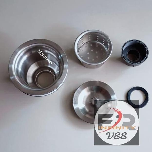 Afur BCP Full Stainless Saringan Bak Cuci Piring 4 Inch Marchesa