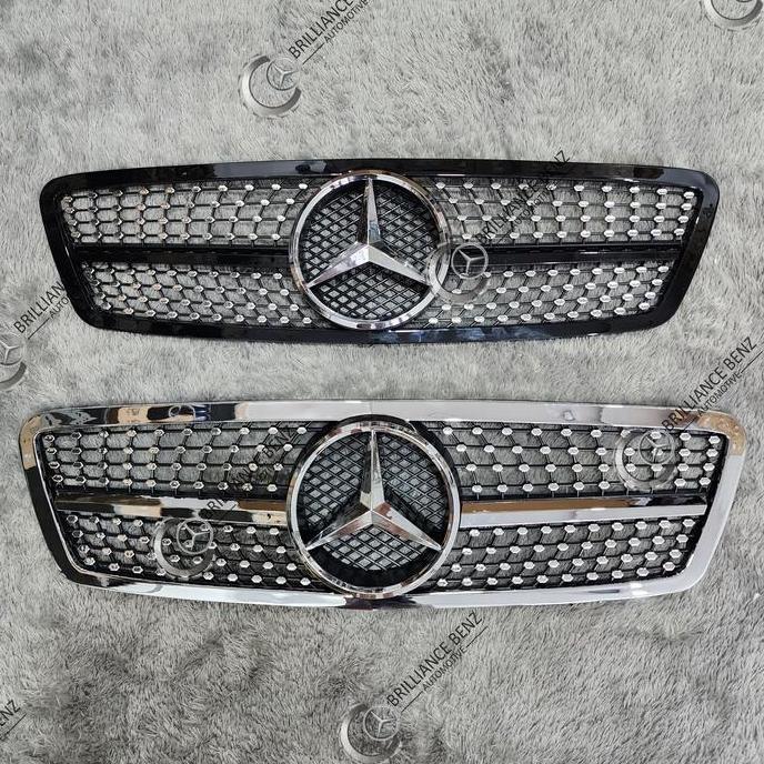 Grill Diamond Mercedes W203 C200 C230 C240 2000-2007 Grille Amg W203 Baru