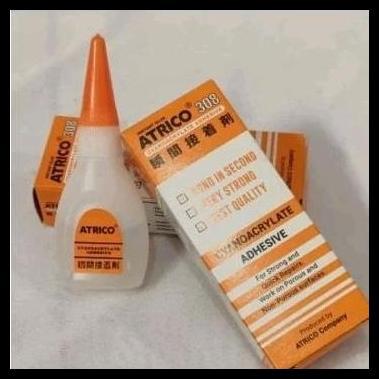 HOT DEAL POWER GLUE ATRICO 308/LEM KOREA INSTANT GLUE/LEM TETES SETAN SERBAGUNA