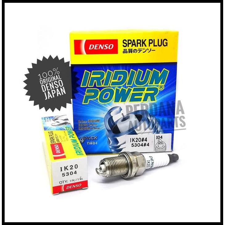 DISKON DENSO IRIDIUM POWER IK20 / DENSO IRIDIUM TT IK20TT ASLI ORIGINAL 