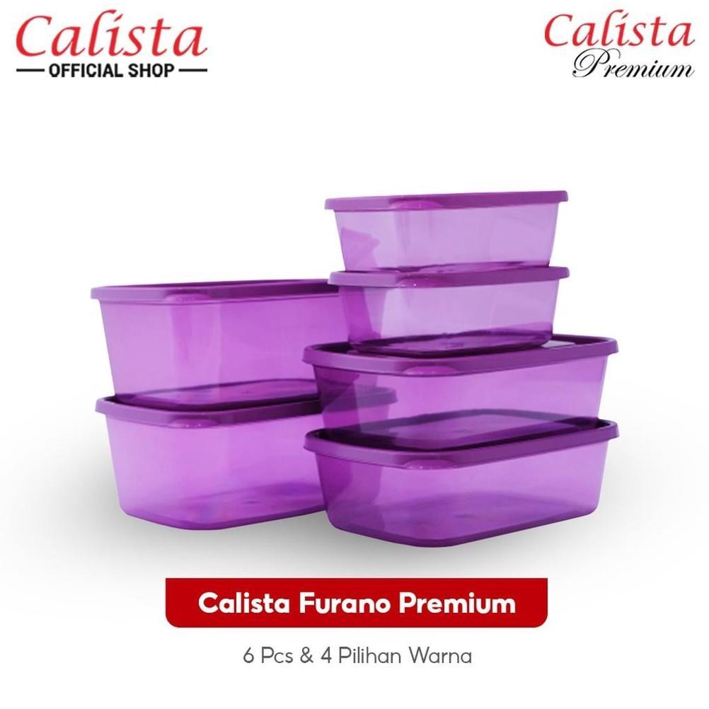 TOPLES SET CALISTA FURANO PREMIUM SET ISI 6PCS/PERLENGKAPAN DAPUR/FOOD CONTAINER/TEMPAT PENYIMPANAN 