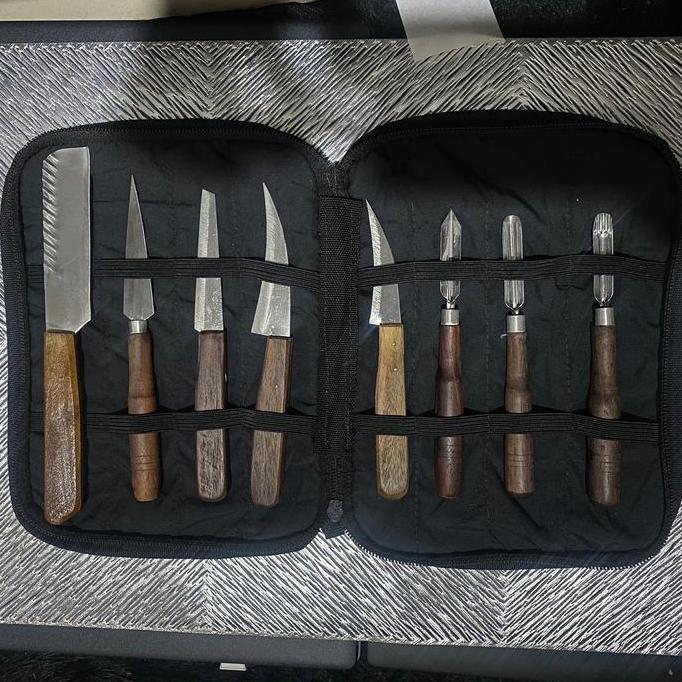 Vabalika_ - PISAU GARNISH ISI 8 Buah/Pisau garnish set/PISAU GARNISH LENGKAP/ ISI 8 ACAR Dapur Kitch