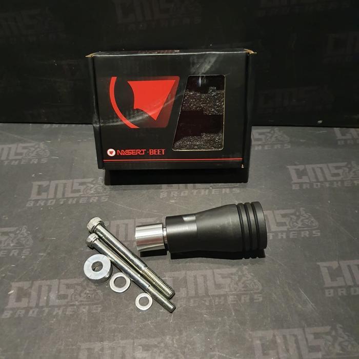 Slider Knalpot Universal Nassert Beet Hitam Original Dan Terpercaya