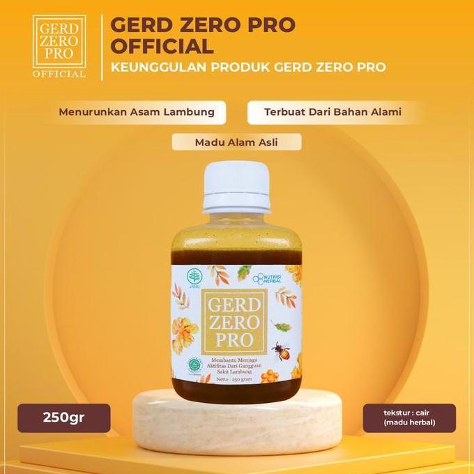 GERD ZERO PRO - SOLUSI ALAMI TUNTASKAN ASAM LAMBUNG & GERD