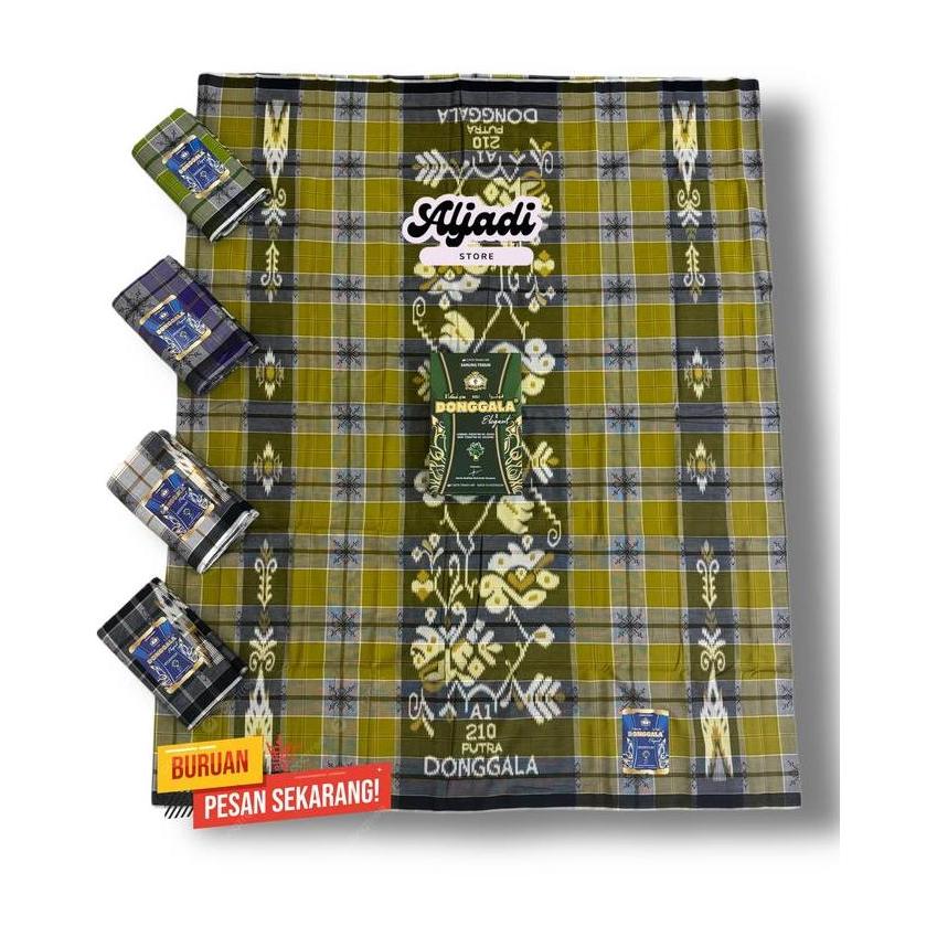 Sarung Donggala New KDT Kotak Kotak Doby Rayon