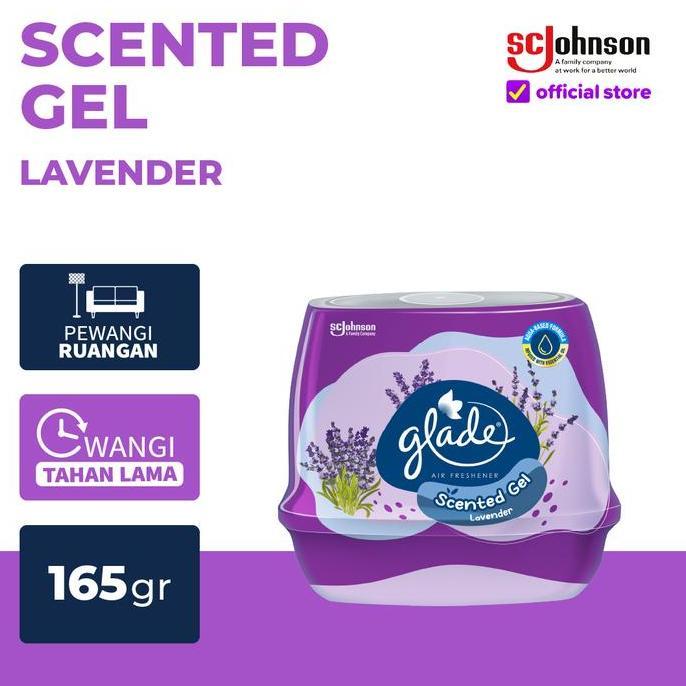 Glade Scented Gel Pengharum Ruangan - Pewangi Kamar Mandi