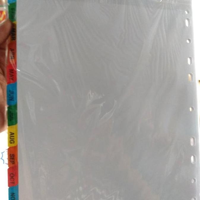 Stack- Pembatas Kertas Bulan / Divider Bulan 6259