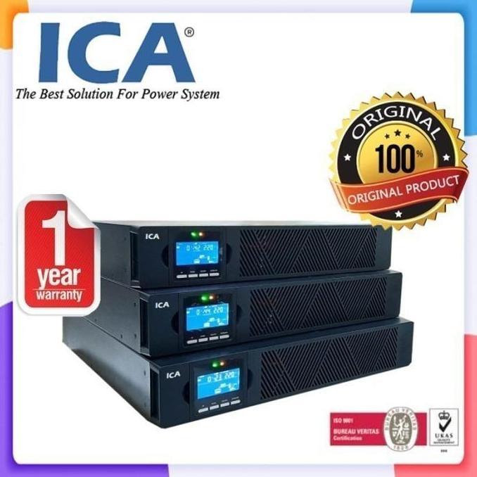 ICA UPS Rackmount RN6100C 6000VA - UPS Online SINE WAVE