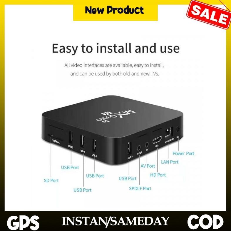 New Product Mxq Pro 4K Ultra Hd Android Box Smart Tv 8Gb Ram 64Gb Rom Wifi Streaming Media Player Li