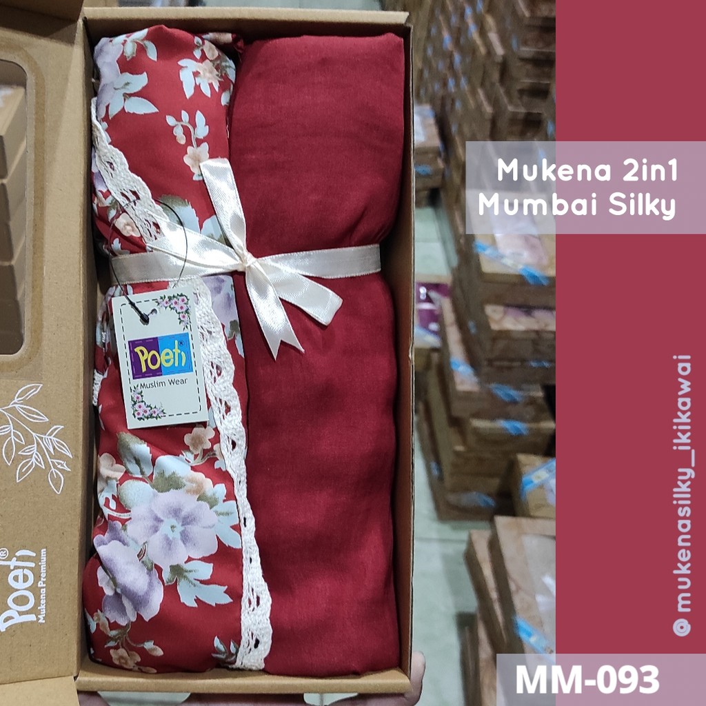 Ikikawai - Mukena 2in1 Premium Mukena Poeti Silky Dewasa (MM-093)