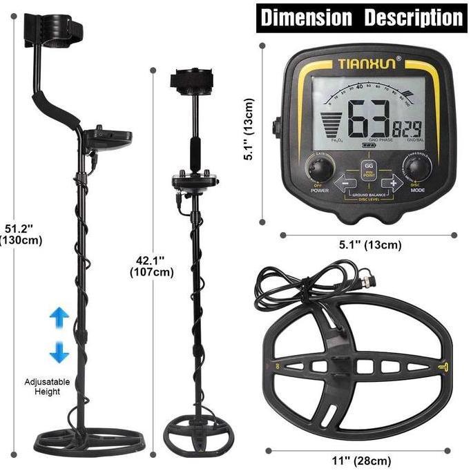 HAYVEZZA METAL DETECTOR DETEKTOR TIANXUN TX-850 TX 850 ALAT PENCARI EMAS/LOGAM