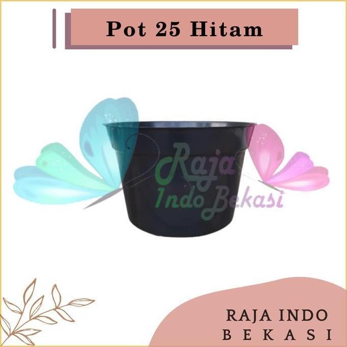 Pot Hitam Ukuran 35 30 25 20 17 15 12 10 Pot Platik Pot Bunga Tanaman
