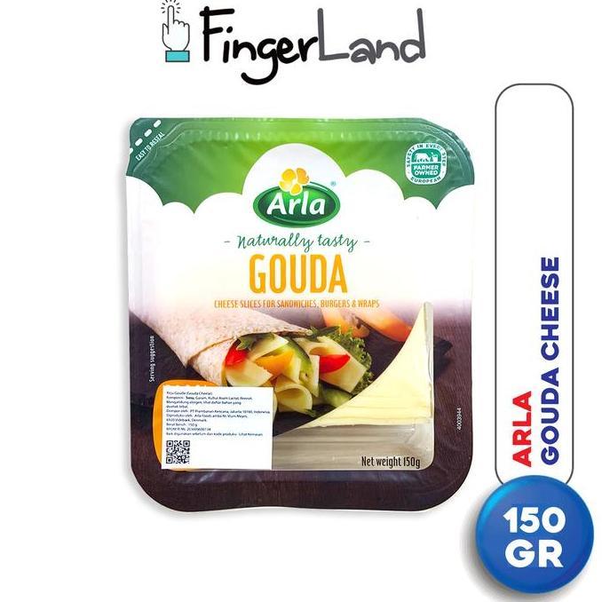 ARLA Gouda Cheese 150 gram Keju Gouda Slice