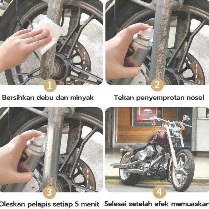 HAYVEZZA 350ML Cat semprot/cat chrome/cat semprot chrome/chrome celup/cat crome/cat crome semprot Ch