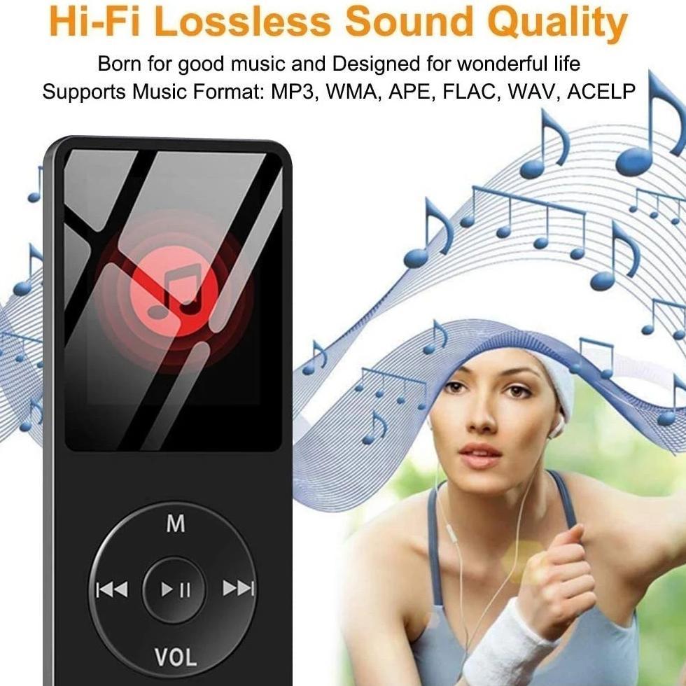 Mp4 Player Bluetooth Radio Fm/ Mp3 Mini Player Bluetooth Speaker Free 32Gb Micro Sd Card Usb/Type C 