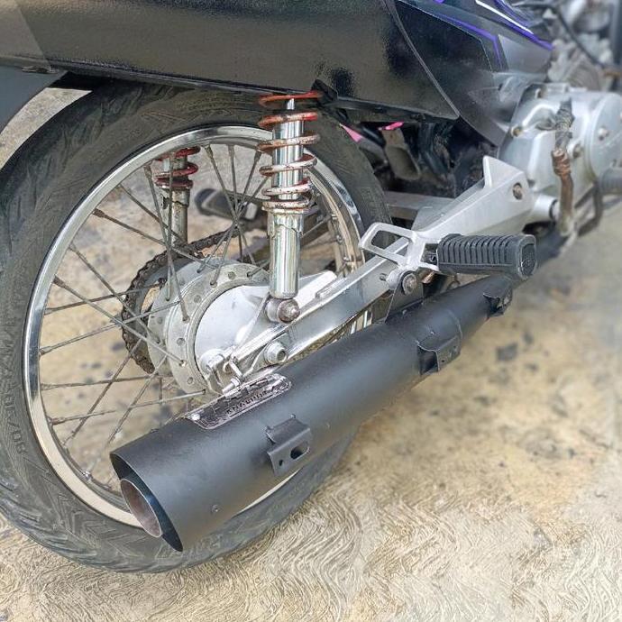 AVAHAJA Knalpot Standar Racing Karisma Supra X 125 Suara Ngebas Adem - Motorcycle knalpot jupiter z 