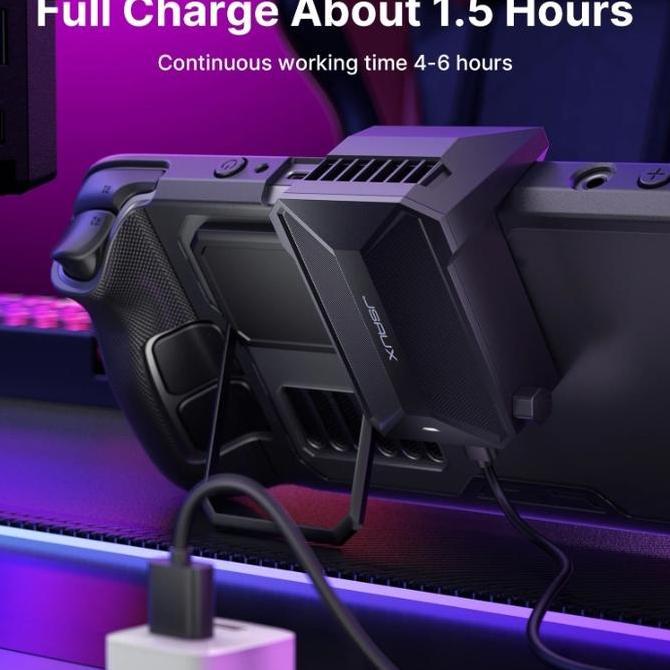 JSAUX GP0201 Upgrade Version Cooling Fan Cooler for Steam Deck