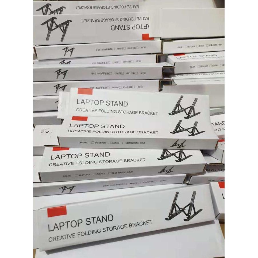 LAPTOP STANDING ALUMINIUM BESI / MEJA LAPTOP