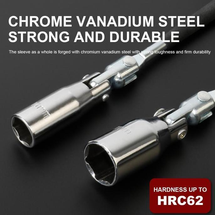 Household - Jld Kunci Busi Fleksibel Kunci Busi 16Mm Dan 21Mm 2 Mata Fleksibel Kunci T Mobil Motor K