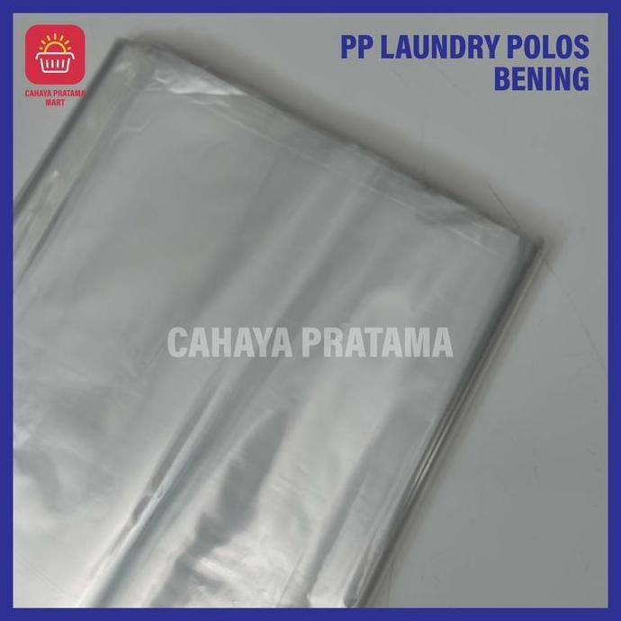 Sentaku- Plastik Laundry Pp Bening Kantong Plastik Pp Polos Plastik Baju Plastik Londri Plastik Laun