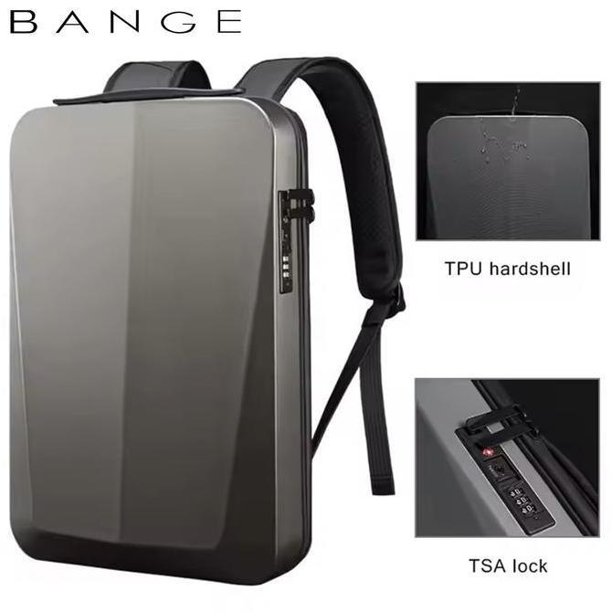 Bange Tas Laptop Kerja Ransel Backpack Pria Lock TSA 15.6 Inc BG22201