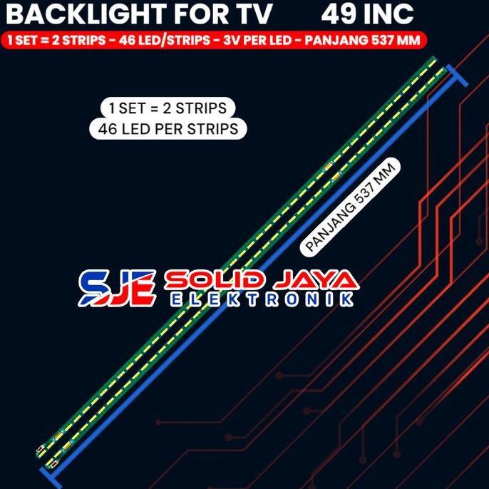 Akusesari- Backlight Tv Led 49 Inch 49Lf540T 49Lf590T 49Lx310 49Lh540T 49Lf540 49Lf590 49Lx310 49Lh5