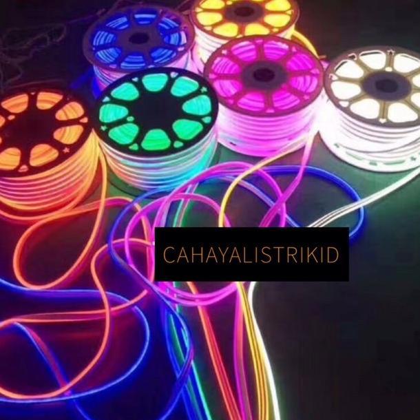 Neon Flex 220V Permeter / Lampu Led Neon Sign Led Selang Neon Flex Ac 220V Led Meteran Lampu Plafon
