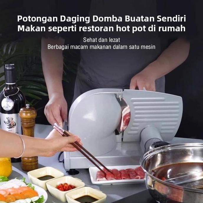 Terlaris Meat Slicer Otomatis Sayuran Pemotong Daging Beku Mesin Pengiris Pemotong Daging Otomatis F