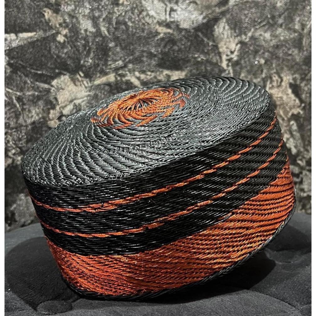 CUCI GUDANG Songkok Recca Bugis Makassar Asli | Peci Hitam Dewasa Bone