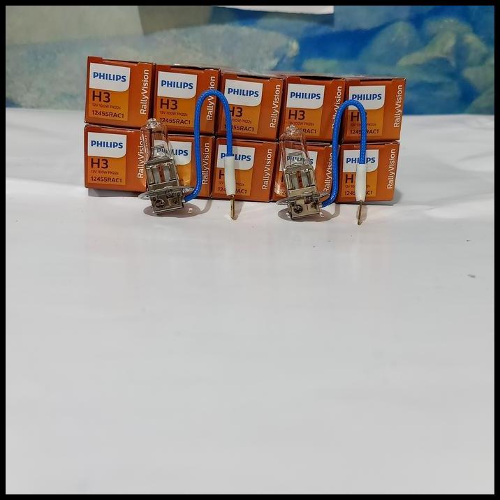 TERBARU BOHLAM PHILIPS H3 12V-100W/LAMPU HALOGEN H 3 12V-100W 
