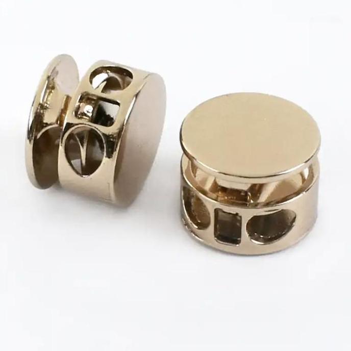 12pcs Stopper Ujung Bandul Tali Besi Rose Gold Ring