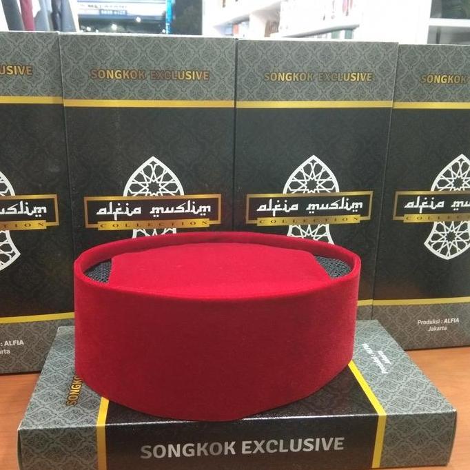 Peci Merah / Songko Merah / Peci Betawi / Songko/ kopyah / kopiah / Peci / Peci Betawi