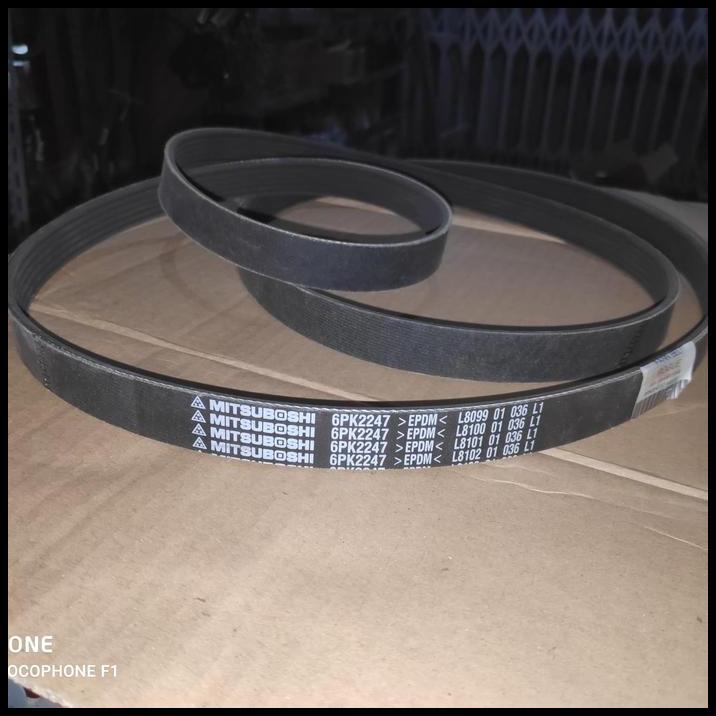 DISKON MITSUBOSHI FAN BELT 6PK2247 EPDM TALI KIPAS FANBELT 6PK 2247 XTRAIL 