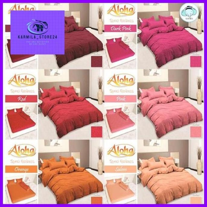 Sprei Polos / Emboss Aloha single 120x200